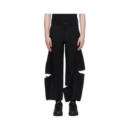 Thick Gabardine Trousers