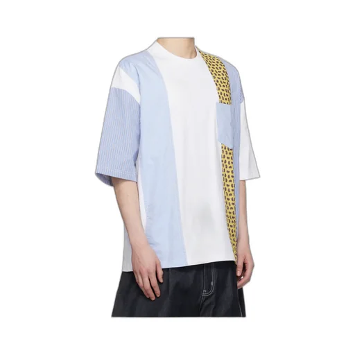 Multi Fabrics Mix T-Shirt