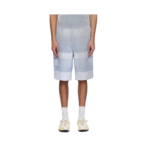 Yarn Dyed Stripe Poplin Shorts