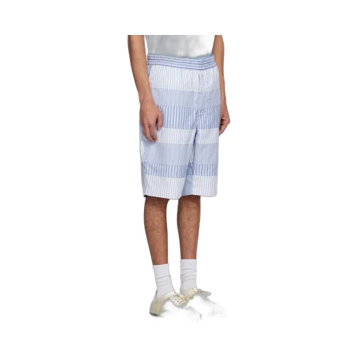 Yarn Dyed Stripe Poplin Shorts