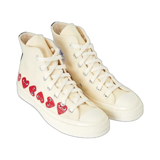 Lace-Up High-Top Sneakers