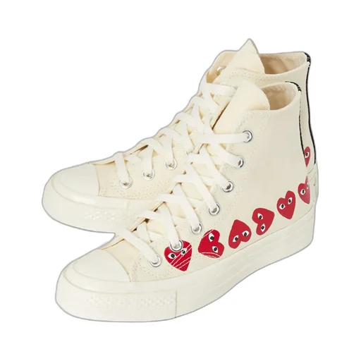 Lace-Up High-Top Sneakers