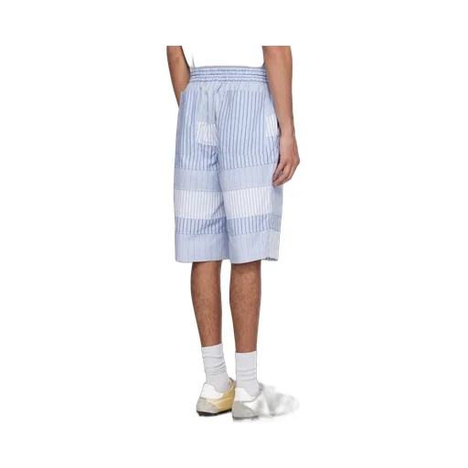 Yarn Dyed Stripe Poplin Shorts