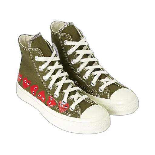 Lace-Up High-Top Sneakers