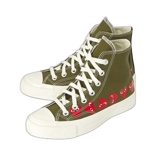 Lace-Up High-Top Sneakers