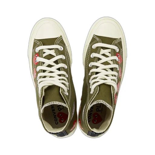 Lace-Up High-Top Sneakers