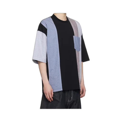 Multi Fabrics Mix T-Shirt