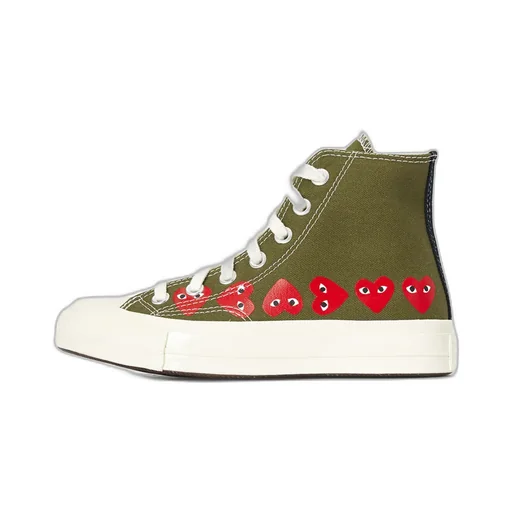 Lace-Up High-Top Sneakers