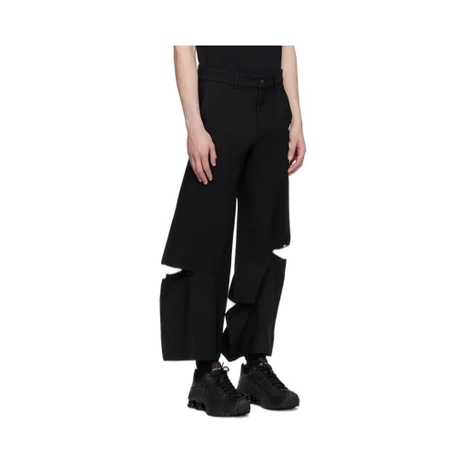 Thick Gabardine Trousers