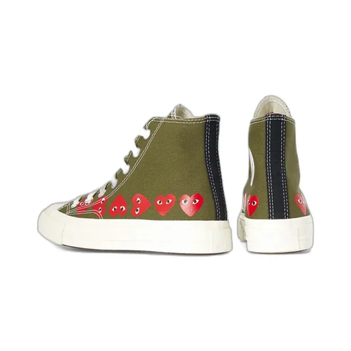 Lace-Up High-Top Sneakers