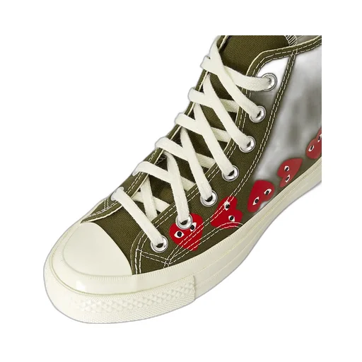 Lace-Up High-Top Sneakers