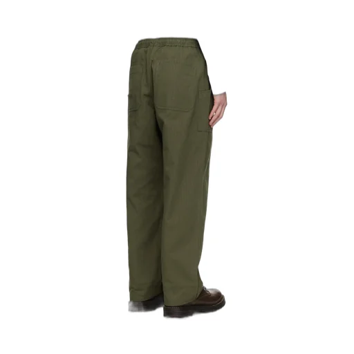 Linen Herringbone Trousers