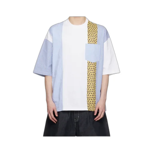Multi Fabrics Mix T-Shirt