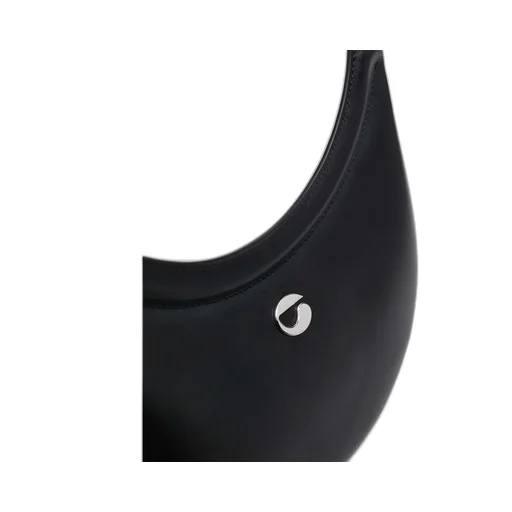 Ring Swipe Leather Tote Bag