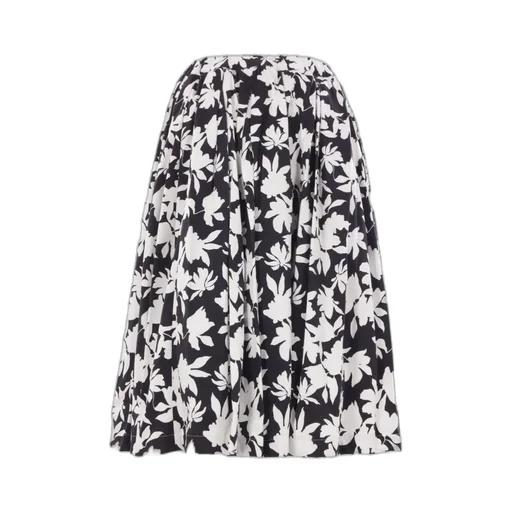 All-Over Floral Printed Skirt