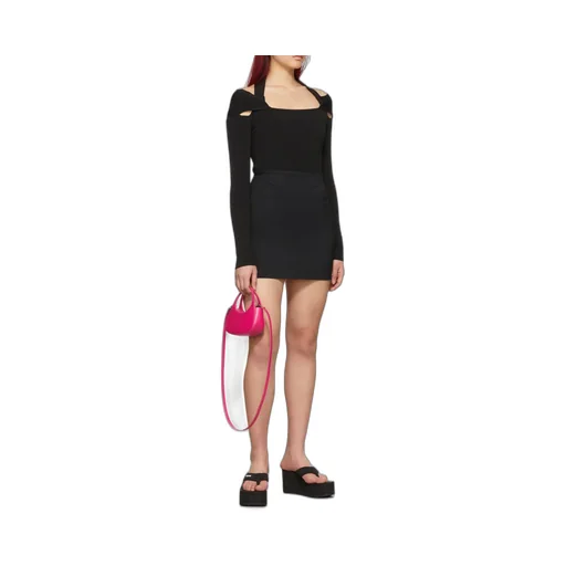 Trompe L'oeil Pocket Fitted Mini Skirt