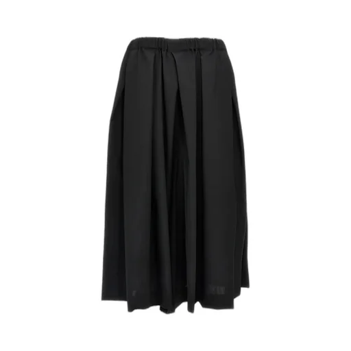 Wide Leg Pleated Trousers