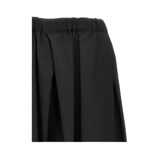 Wide Leg Pleated Trousers