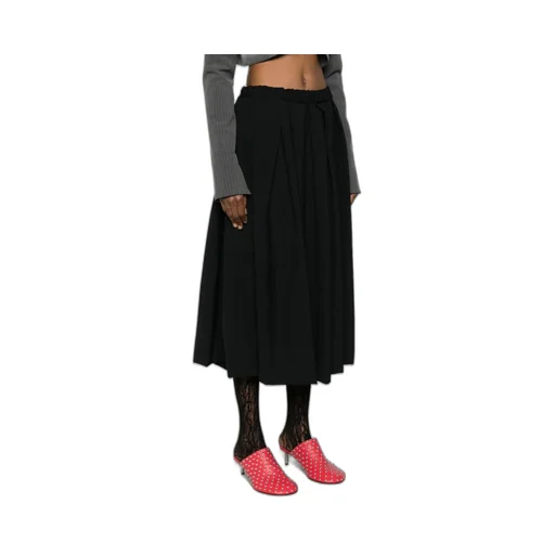 Wide Leg Pleated Trousers