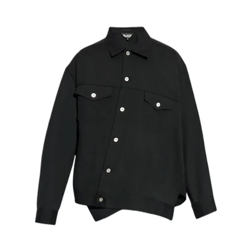 Oversized Asymmetric Hem Shirt