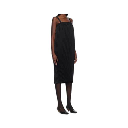 Gabardine Midi Dress