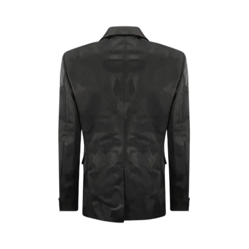 Camouflage Pattern Single-Breasted Jacket
