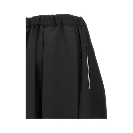 Wide Leg Pleated Trousers