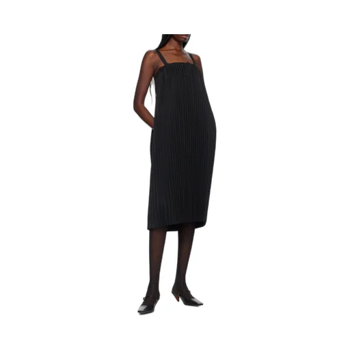 Gabardine Midi Dress