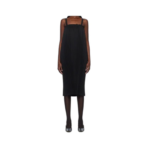 Gabardine Midi Dress
