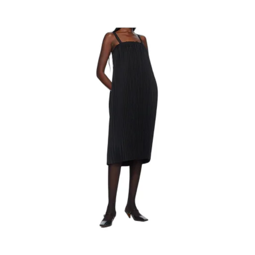 Gabardine Midi Dress