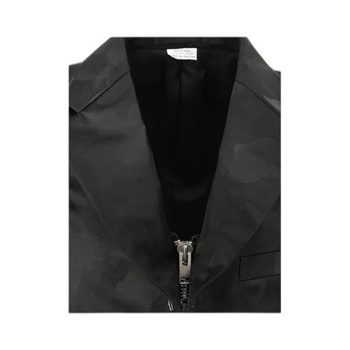 Camouflage Pattern Single-Breasted Jacket