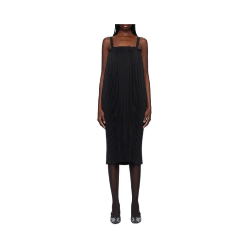 Gabardine Midi Dress