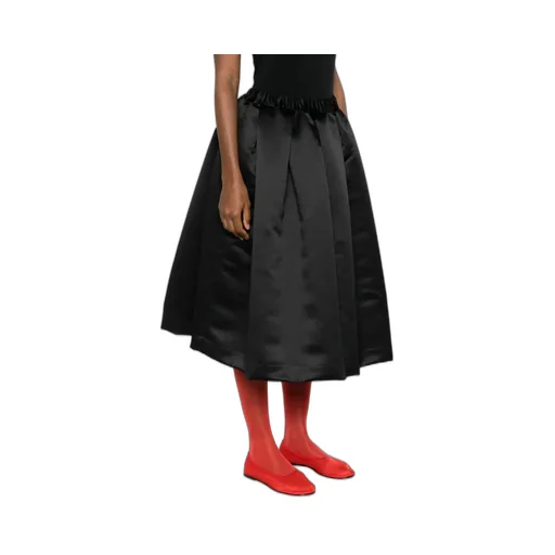 Satin Wide-Leg Shorts
