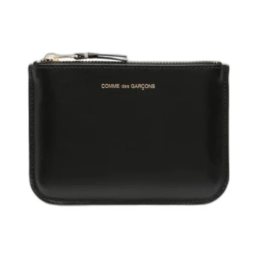 Logo-Stamp Leather Coin Purse