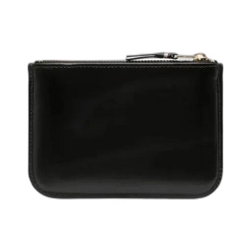 Logo-Stamp Leather Coin Purse