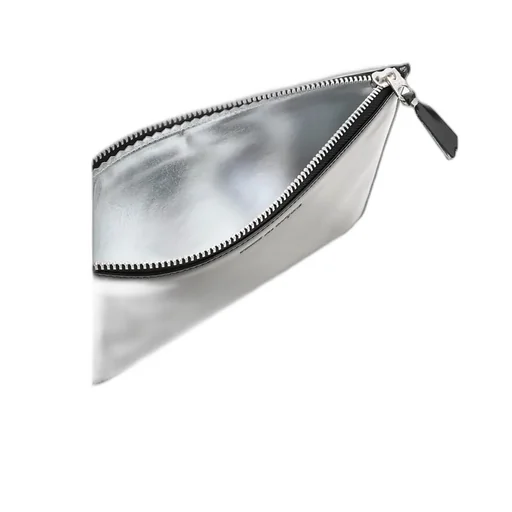 Logo Embossed Zipped Pouch