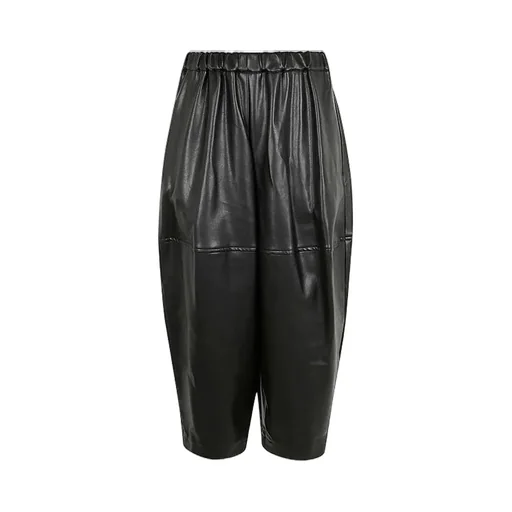 Pleated Tapered Leg Trousers