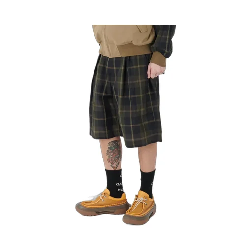 Checked Shorts