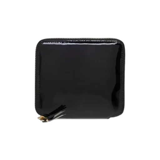 Wallet Patent Polka Dot Zipped Wallet