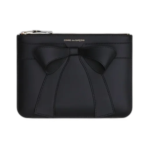 Comme Des GarÇOns Wallet Big Bow Zipped Purse