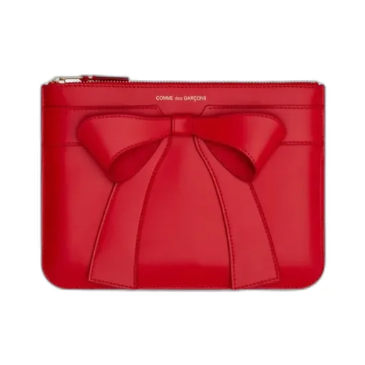Comme Des GarÇOns Wallet Big Bow Zipped Purse