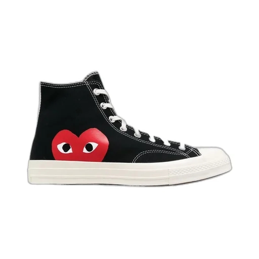 Lace-Up High-Top Canvas Shoes