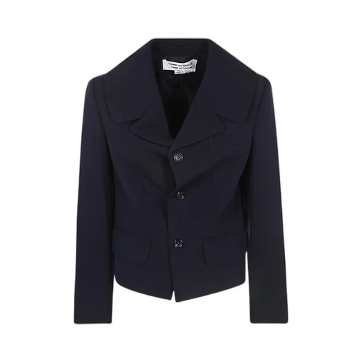 Twill Buttoned Blazer