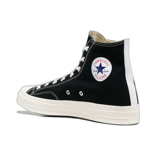 Lace-Up High-Top Canvas Shoes