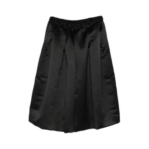 Satin Wide-Leg Shorts