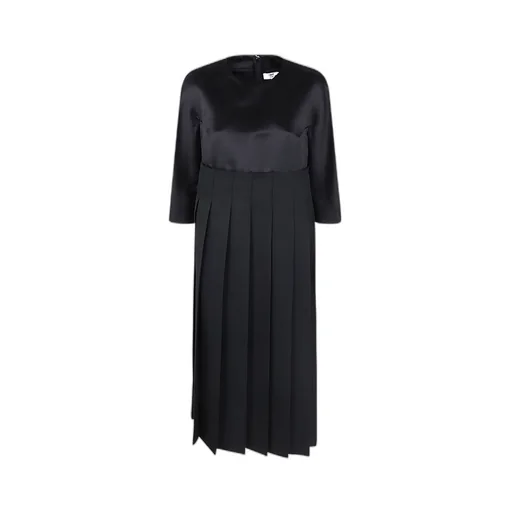Pleated Midi Dress