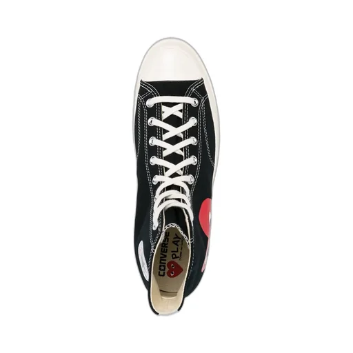 Lace-Up High-Top Canvas Shoes