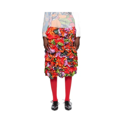 Floral Floral Mid-Length Skirt