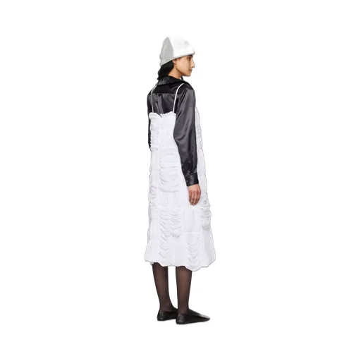 Pleated Mid-Length Dress