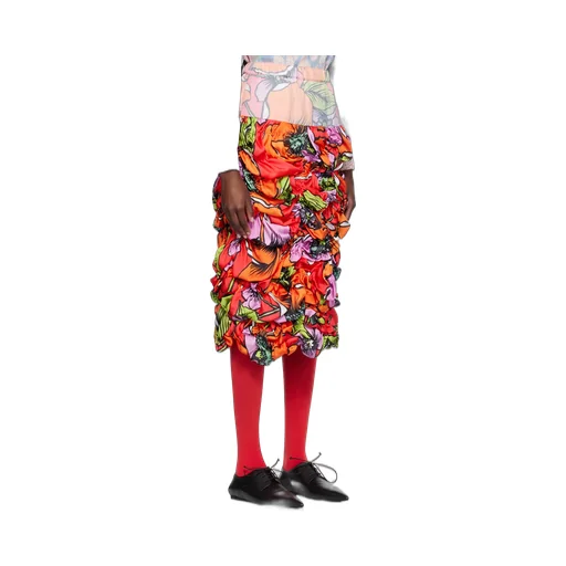 Floral Floral Mid-Length Skirt